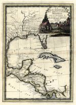 Latin America 1798 Giovanni Maria Casini 17x22